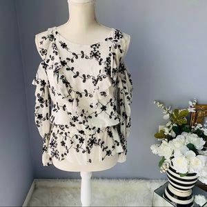 Joie Floral Silk Top, S